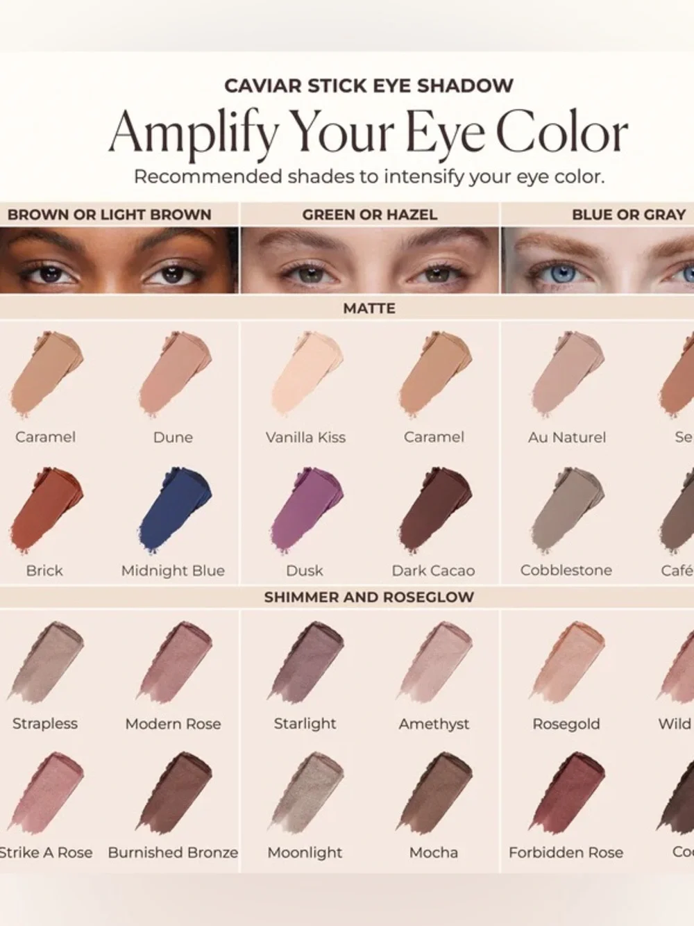 Laura Mercier. Caviar Stick Eye Shadow. Color: Strike A Rose. 1.64 g / 0.05 OZ.